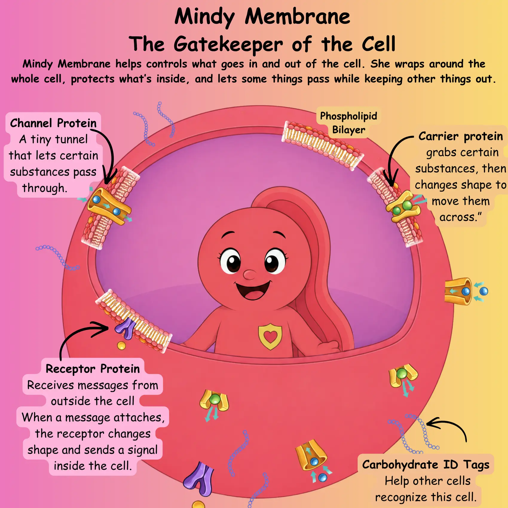 Mindy membrane overview diagram