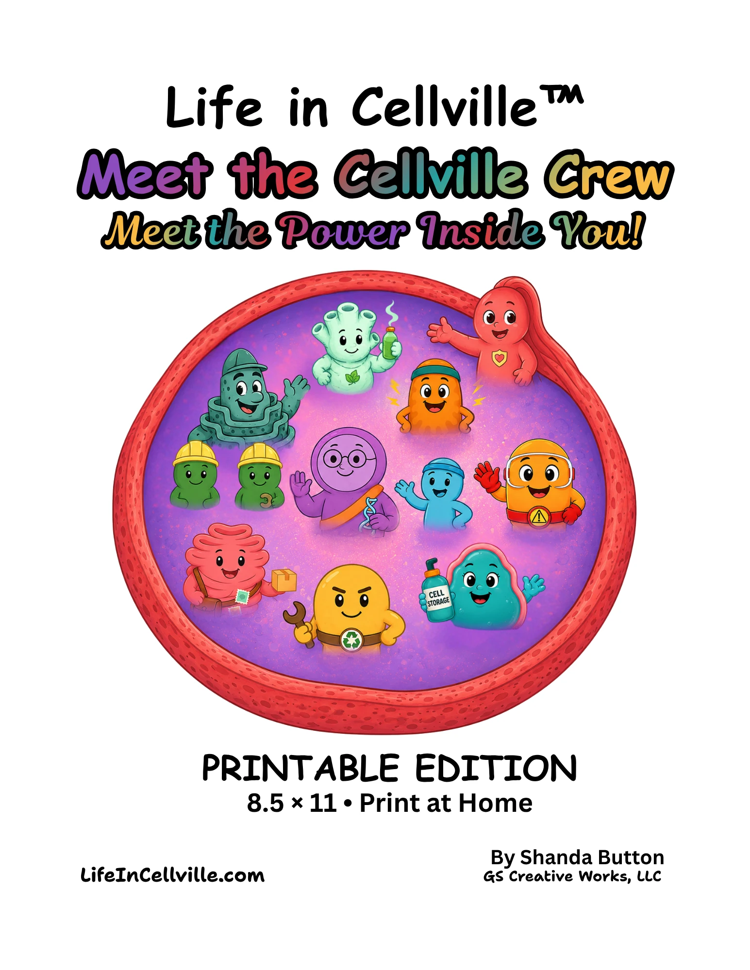 Life in Cellville™: Meet the Cellville Crew Printable Edition cover