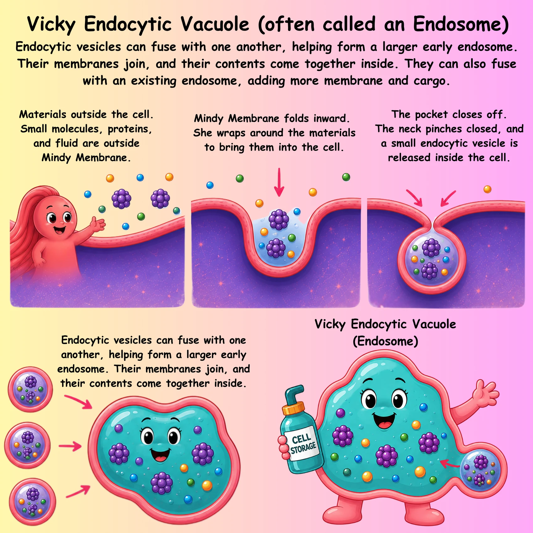 Vicky Endocytic Vacuole - often called an Endosome