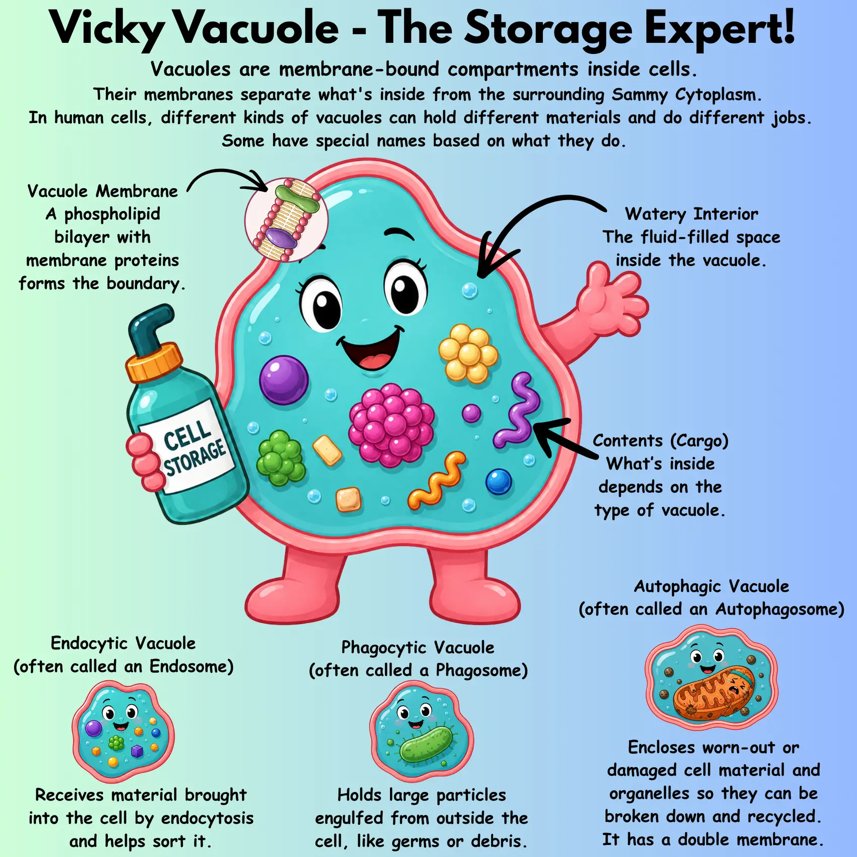 Vicky Vacuole - The Storage Expert