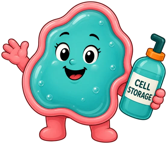 Vicky Vacuole, a Life in Cellville character